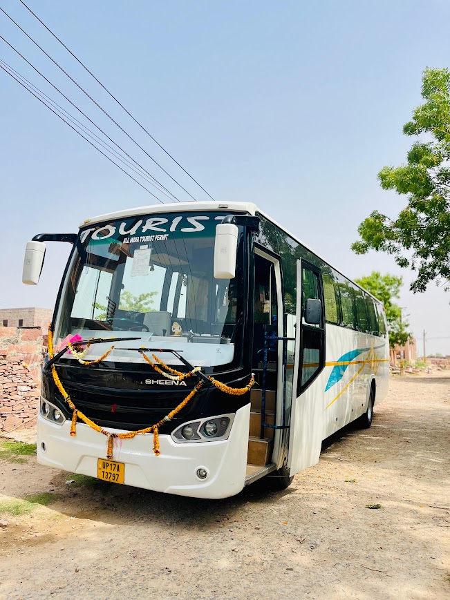 Travel services in Jodhpur including taxi rental, tempo traveller hire, luxury bus rental, airport transfers, and Rajasthan tour packages.